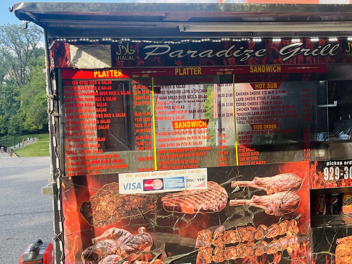 Halal Paradise Grill Food Cart